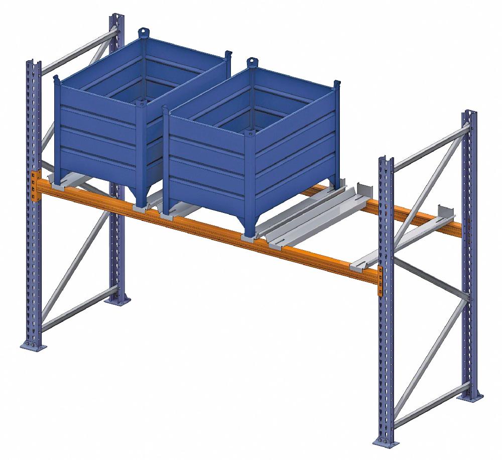  	Conventional pallet racking